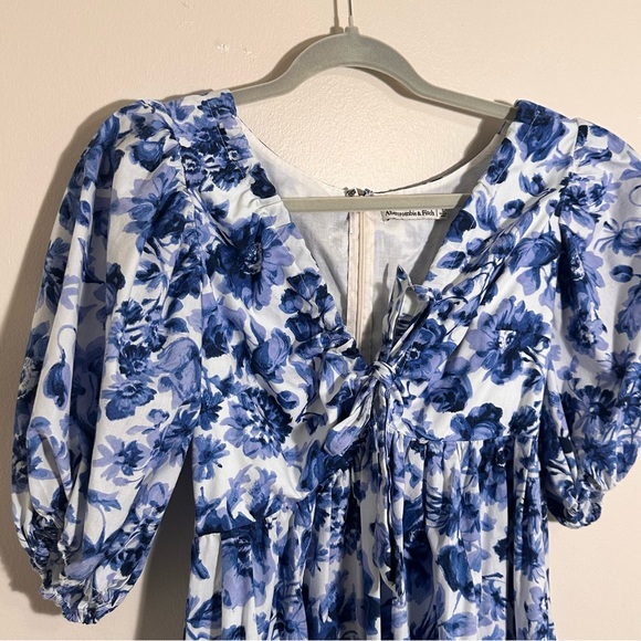 Abercrombie Floral Blue Dress - Picture 10 of 10